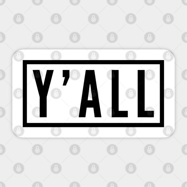 Y'all Sticker by pepques